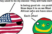 【モーリタニア】アメリカがアフリカに行くよ【ポーランドボール】