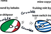 【イタリア-ギリシャ】食による団結【ポーランドボール】
