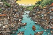 中国人「日本の田舎の小さな港町が本当に美しかった！」　中国人「これはきれい」「青山緑水藍天白雲、いいね！」