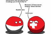 【スイス】言語は武器だよ【ポーランドボール】