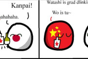 【東アジア】東アジアの飲み会【ポーランドボール】
