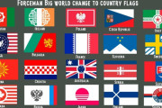 外国人「日本を含めて主要国の新しい国旗を考えてみたぞ！」