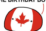【カナダ】カナダの誕生日【ポーランドボール】