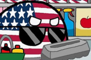 【アメリカ】安い卵を探すよ【ポーランドボール】