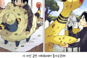 韓国人「ポケモンの進化前後での様子を描いた絵が素晴らしい…」