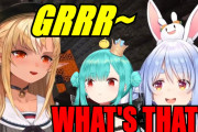 兎田ぺこらと潤羽るしあ、不知火フレアにガチでビビッてしまうｗｗｗ【ホロライブ】