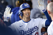 大谷翔平がド軍で初のサヨナラヒットを祝う様子！←「水に濡れた彼を見ると・・・」(海外の反応)
