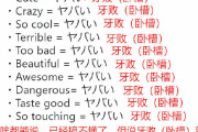 【中国の反応】日本語のヤバさは異常！？日本語では、何でも『ヤバい』一言で説明できちゃうらしい。