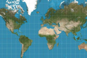 「人の顔で『メルカトル図法』を表現すると…面白くてわかりやすい」