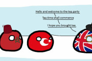 【イギリス】ティータイム【ポーランドボール】
