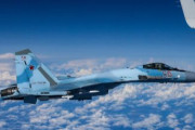 海外「ロシアの戦闘機がアメリカのドローンと衝突。黒海上空」