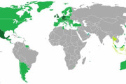 海外「日本にVISAフリーで入国できる国(2019年版)」→「メキシコが何故か優遇されているな」