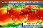 海外「地球は最も平均気温が高い日を4日連続で更新しているそうだが」