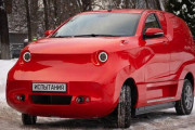 ゆるキャラがすぎる。ロシア初の国産電気自動車のフォルムにネットが騒然