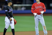 【海外の反応】大谷翔平の超特大ファウルが敵地のビジョンを破壊【メッツ戦】