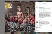 英有名ファッションスクール "旭日旗" の写真を削除 ...「韓国人に心から謝罪」