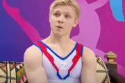 【海外の反応】Zマークのロシア体操選手、「やるべきことをやった」とご満悦な様子