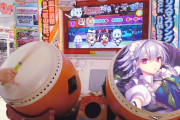 太鼓の達人の達人がみせるバチ捌き。外国人は日本の日常なんだなと納得してしまう