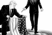 G20大阪でプーチンを迎えるトランプ（海外の反応）