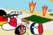 【カザフスタン】頼りになる仲間【ポーランドボール】
