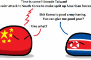 【北朝鮮】戦争準備【ポーランドボール】