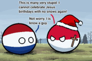 【インドネシア】ホワイトクリスマス【ポーランドボール】