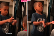 大人顔負けの呼吸指導を行う6歳児！泣き出す弟のなだめ方がアッパレ！