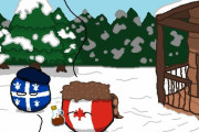 【カナダ】メイプルシロップと雪【ポーランドボール】