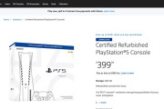 海外の反応：「ほぼ定価じゃん」PS5認定再生品の販売サイトが公開。新品から100ドル割引
