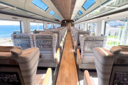 海外「素敵な景色！」東京・伊豆間の観光列車「サフィール踊り子」での旅映像に感心