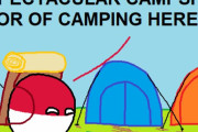 【ポーランド】ポーランドがキャンプに行くよ【ポーランドボール】