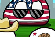 【アメリカ】太平洋旅行【ポーランドボール】