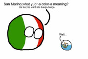 【サンマリノ】サンマリノの国旗は間違ってるよ【ポーランドボール】