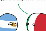 【世界】アルゼンチンが喜んでるよ【ポーランドボール】