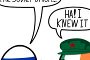【ロシア-アイルランド】懐かしんでいるものの違い【ポーランドボール】