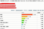 [韓国の反応]日本の人々が嫌いな国のランキングがこれ[韓国ネット民]韓国人を嫌いな日本人を好きになる理由はないよね？