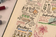 海外「日本旅行の記録をメモ帳にイラストで描いてみた」メモ帳に描いた日本旅行の思い出に対する海外の反応