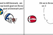 【スウェーデン】スウェーデンのヤギ【ポーランドボール】