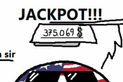 【アメリカ】ジャックポット【ポーランドボール】
