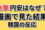 【衝撃】韓国人「円安の理由を漫画で見た結果」