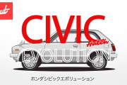 【海外の反応】ホンダシビックの進化の過程がすごい！