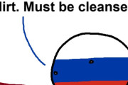 【ロシア】掃除をするよ【ポーランドボール】