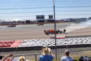 イギリスGPでのフェルスタッペン車大クラッシュ 観客視点映像