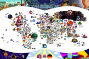 【世界地図】公式ポーランドボール世界地図2024【ポーランドボール】