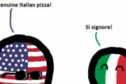 【イタリア】皮肉ピザ【ポーランドボール】