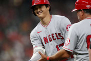 海外「大谷翔平、8試合連続ヒットで途切れる」今日は大谷以外全員ヒットで試合は大盛り上がり！