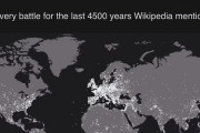 【海外の反応】過去４５００年の間に戦争が起きた地域を調べた結果…⇒