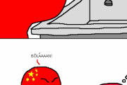 【中国】ファンシーな食器棚【ポーランドボール】
