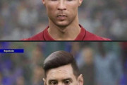【海外の反応】新ウイイレ『eFootball 2020』のロナウドとメッシの顔面が崩壊www