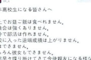 韓国人「日本人が『高校生活に幻想を抱くな』と忠告」
